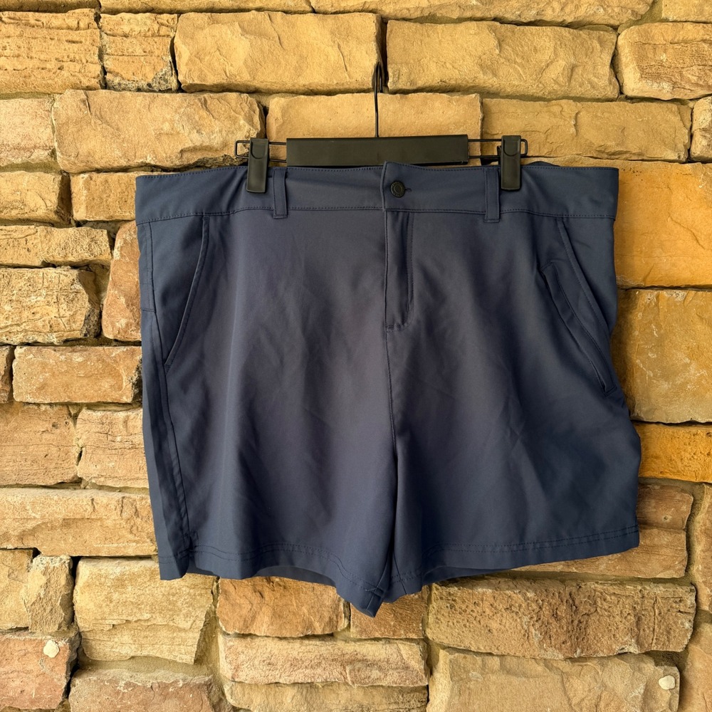 Magellan Mens XL Shorts Navy Blue Classic Fit Fishing Outdoor 10662676